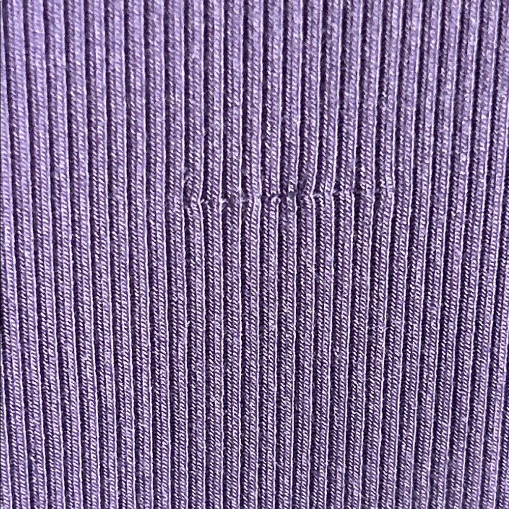 Popilush Sporty Athleisure Lavender Sleeveless Ribbed Shapewear  Mini Tank Dress - Picture 9 of 10